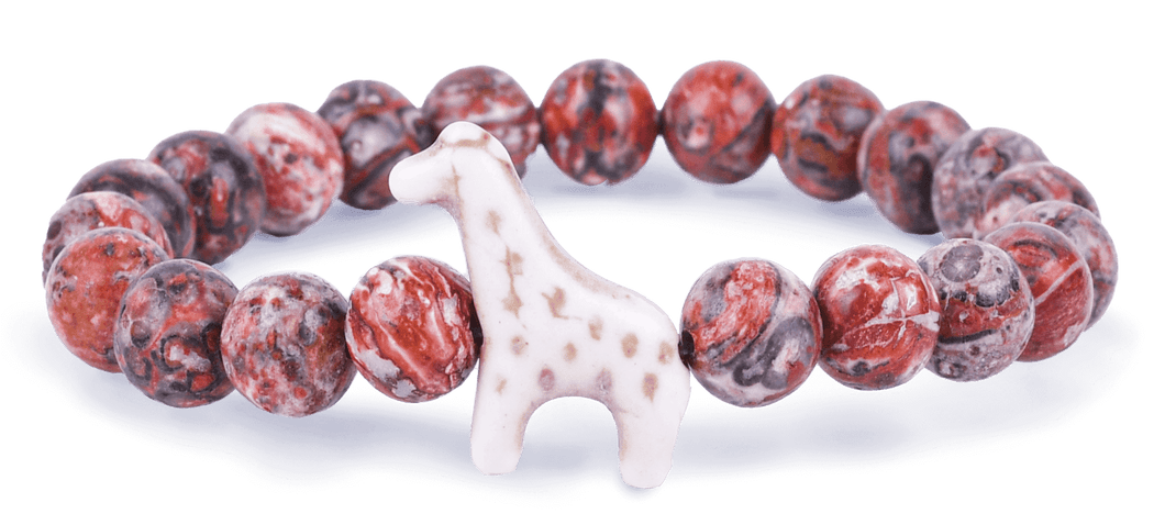 fahlo Giraffe Trek Bracelet -Sahara Stone