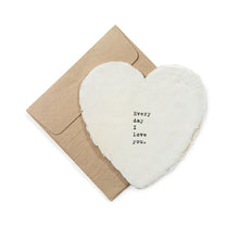 Load image into Gallery viewer, Deckled Heart Shaped Cards
