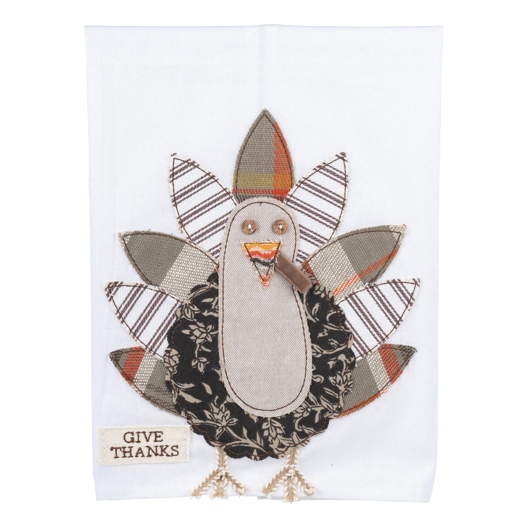 Tea Towel -Turkey Give Thanks