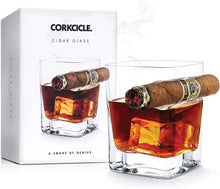 Load image into Gallery viewer, Corkcicle Whiskey Wedge Cigar Glass
