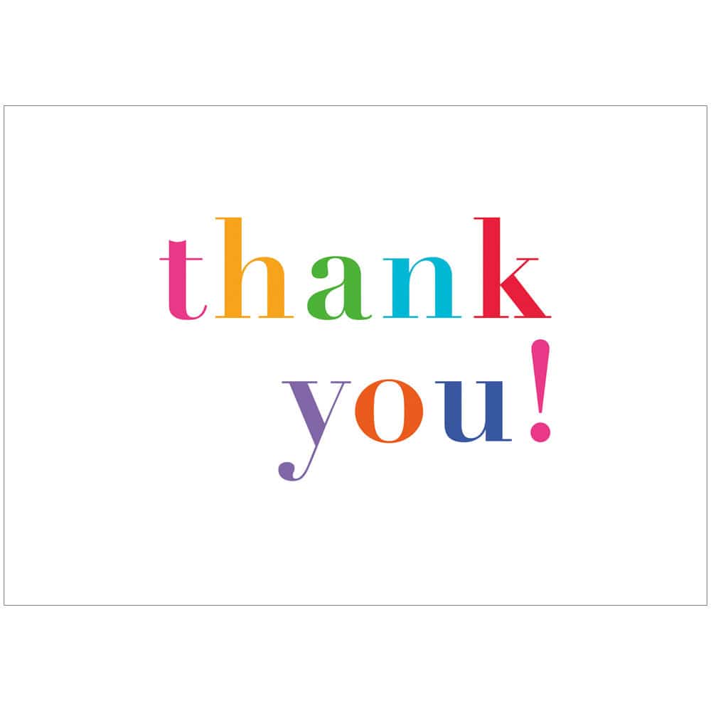 Thank You Notes -Colorful Thank You