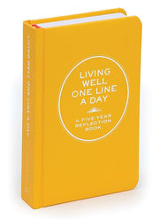One Line a Day Memory Book -Living Well