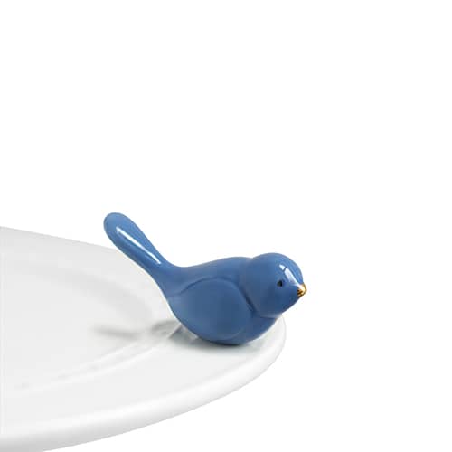 nora fleming mini -bluebird of happiness (blue bird)