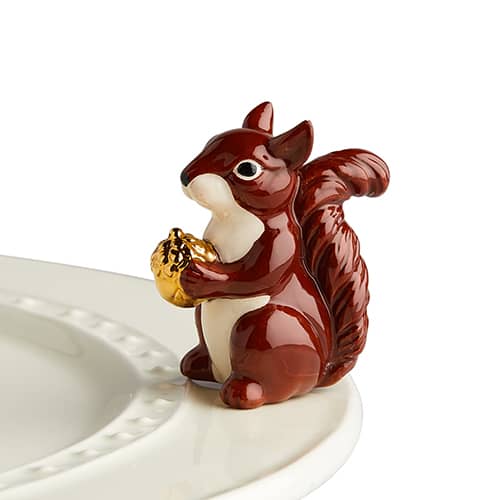 nora fleming mini -mr. squirrel (squirrel)