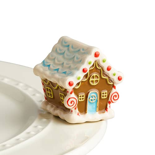 nora fleming mini -candyland lane (gingerbread house)