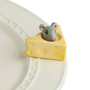 nora fleming mini -cheese, please! (mouse & cheese)