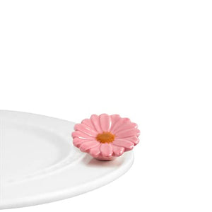 nora fleming mini -flower power (pink gerber daisy)