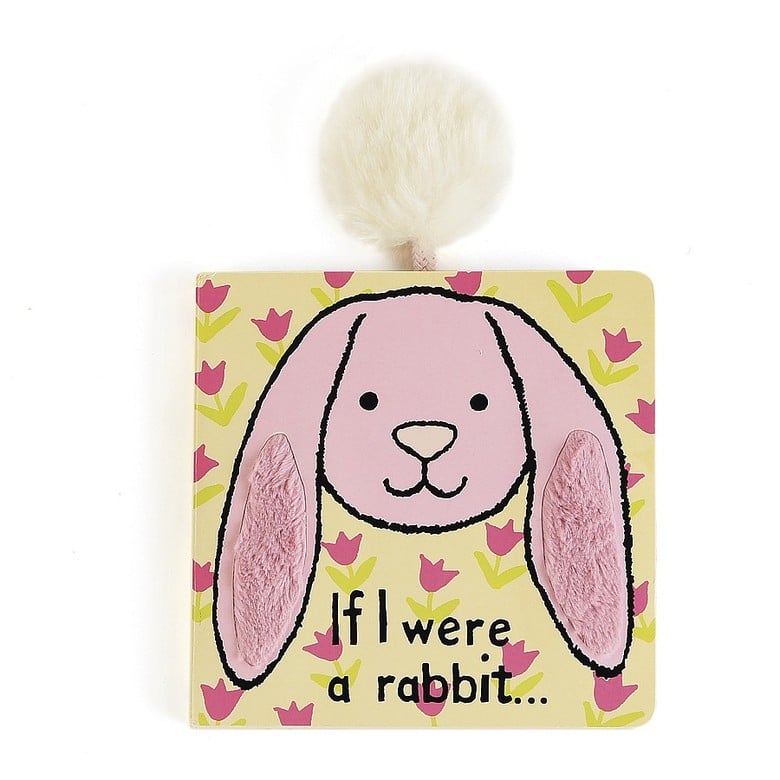 Jellycat Book -If I Were a Rabbit -Tulip Pink