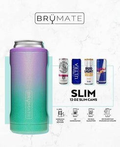 BruMate Hopsulator Slim Can Cooler -Walnut