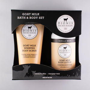 Goat Milk Bath & Body Gift Set -Vanilla Bean