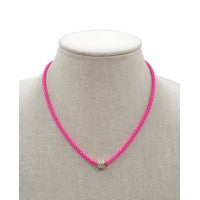 MBS Necklace -Cassie Hot Pink