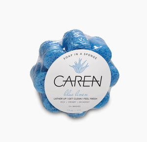 Caren Soap Sponge -Blue Linen