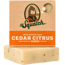 Load image into Gallery viewer, Dr. Squatch Bar Soap -Cedar Citrus

