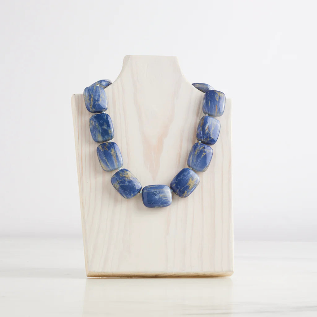 Hot Girls Pearls 18 Cooling Necklace Blue Lapis Mint Juleps Shop