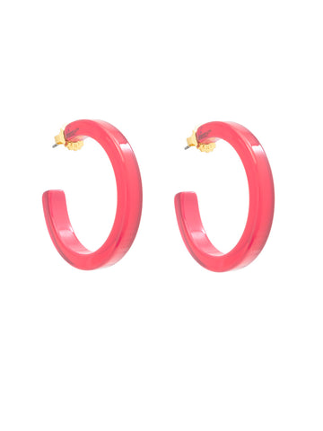 Bright Open Hoop Earrings