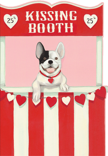 Valentine Card -Kissing Booth