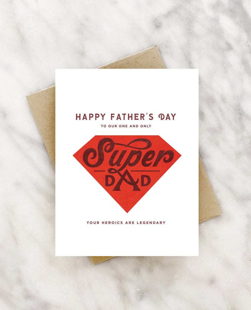 Super Dad Father's Day Greeting Card