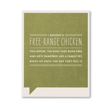 Load image into Gallery viewer, F&amp;F Just for Laughs Card -Chicken
