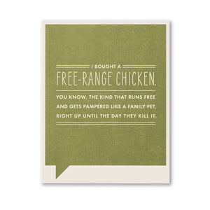 F&F Just for Laughs Card -Chicken