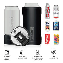 Load image into Gallery viewer, BruMate Hopsulator Trio MUV 3-in-1 Can Cooler -Matte Black
