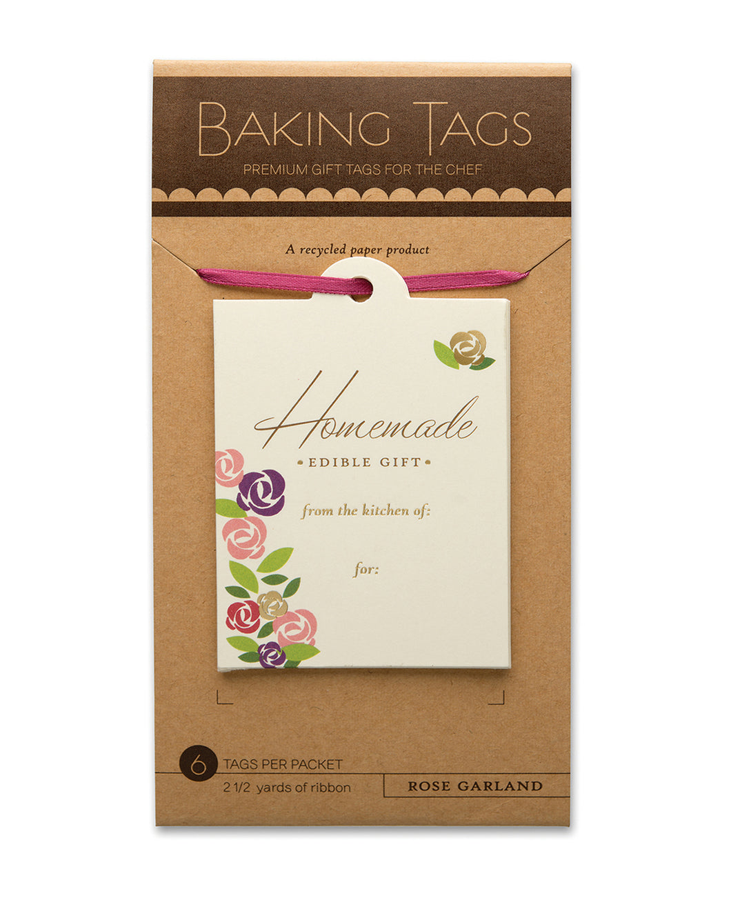 Baking Tags -Rose Garland
