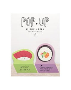 Pop Up Sticky Notes -Sushi