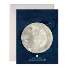 Load image into Gallery viewer, E Frances Holiday Card -Santa Moon
