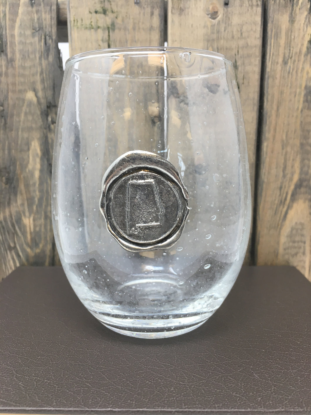 Southern Jubilee Medallion Stemless Wine Glass