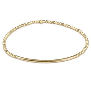 enewton Classic Gold Bliss Bar Bracelet -2mm