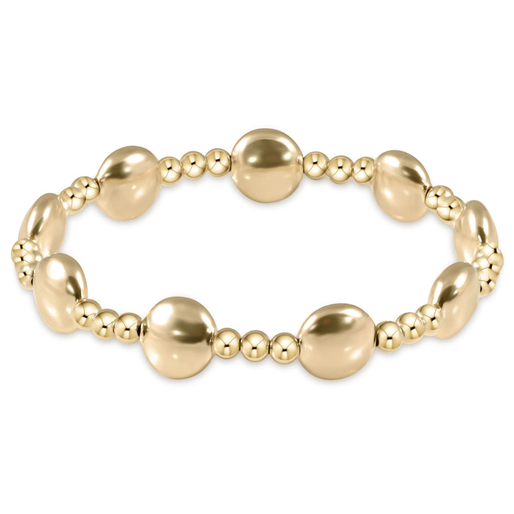 enewton Honesty Gold Sincerity Bead Bracelet -10mm