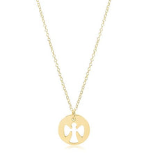 Load image into Gallery viewer, enewton 16" Necklace Gold - Guardian Angel Gold Disc
