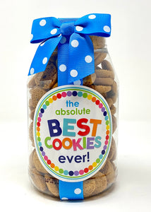 Best Cookies Ever Rainbow Dots Nams -10 oz Qt Jar