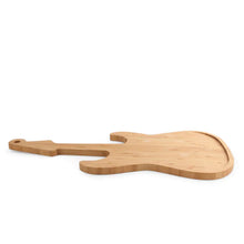 Load image into Gallery viewer, Rockin&#39; Guitar Bamboo Cutting Board
