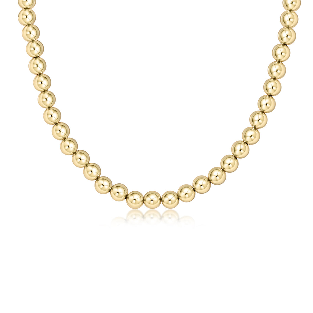 enewton Classic Gold Bead Chokers -8mm