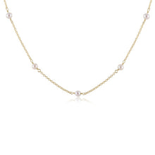 Load image into Gallery viewer, enewton 17&quot; Simplicity Chain Gold Choker -4mm Pearl
