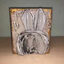 Load image into Gallery viewer, abs Bunny Tail w/ Gold Accent Art Blocks
