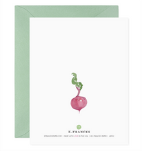 Load image into Gallery viewer, E Frances Valentine&#39;s Card -You Make My Heart Beet
