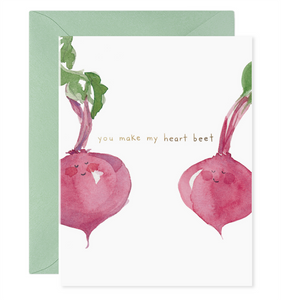 E Frances Valentine's Card -You Make My Heart Beet