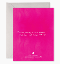 Load image into Gallery viewer, E Frances Valentine&#39;s Card -asterisk
