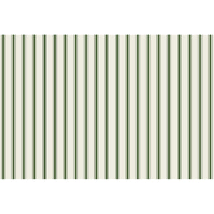 H&C Paper Placemats -Green Ribbon Stripe