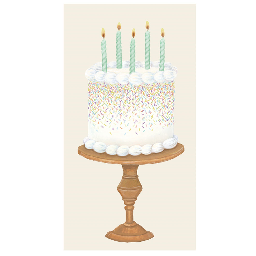 H&C Guest Napkins -Birthday Cake