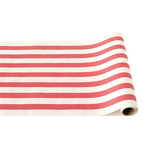 H&C Paper Table Runner -Red Classic Stripe