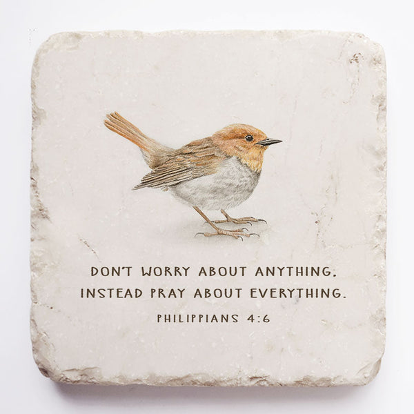 Small Scripture Block -Philippians 4:6