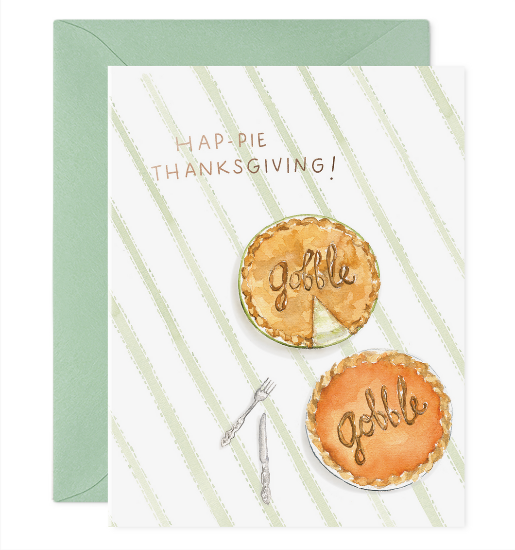 E Frances Thanksgiving Card -Thanksgiving Pie