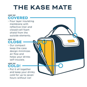 Kanga Coolers 12-pack Kase Mate -Midnight