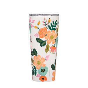 Corkcicle Tumblers -Rifle Paper Lively Floral -Cream