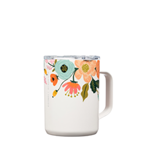 Corkcicle Coffee Mug -Rifle Paper Lively Floral -Cream