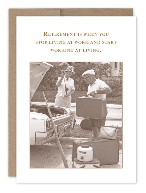 SMartin Retirement Card -Working at Living