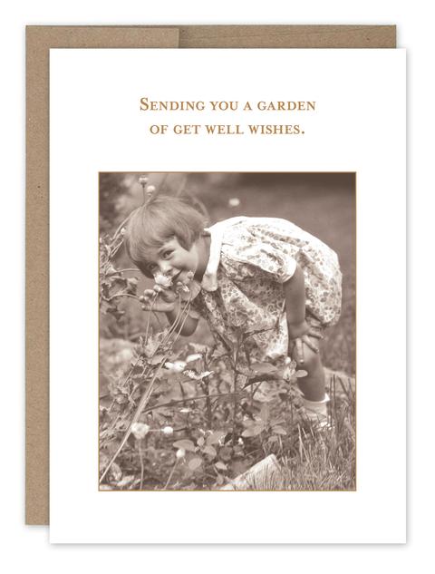 SMartin Get Well Card -Garden