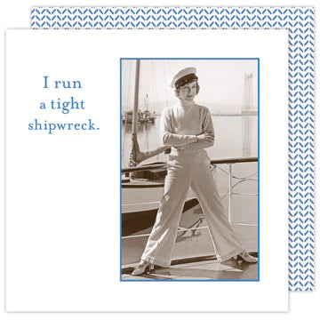 Sassy Cocktail Napkins -Tight Shipwreck